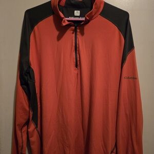 Columbia Men's Red and Black Performance Jacket